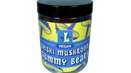 LOXA BEAUTY REISHI VEGAN MUSHROOM GUMMY BEARS 8000MG - 400G TUB